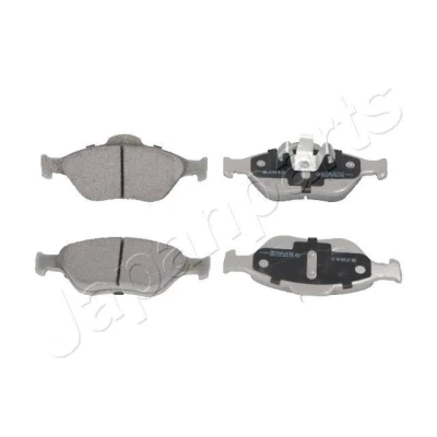 Abbildung von ASHIKA 50 03 302 Bremsbelagsatz Vorderachse mit Kolbenclip ohne Zubehör FORD: FIESTA 5, Fusion Estate, 4, MAZDA: 2 Hatchback