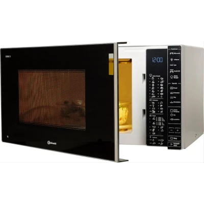 Abbildung von Bauknecht MW 304 M/ Kombination Grill und Mikrowelle/ 900 W/ 30 L Garraum/ Quartz 1050 Dampfgarfunktion/ AutoClean/ Joghurt Funktion/ Schmelzfunktion/ Warmhalte Funktion, Edles Schwarz