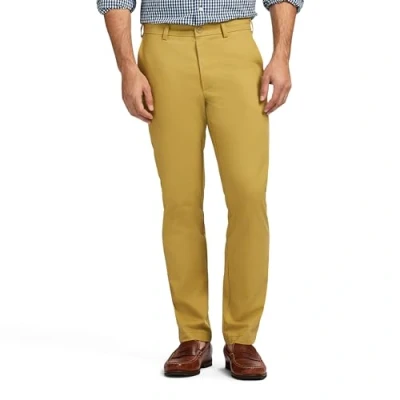 Abbildung von IZOD Herren American Chino Flat Front Straight Fit Pant Lässige Hose, Khaki, 34W / 30L