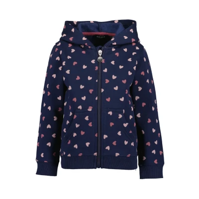 Abbildung von Blue Seven Sweatjacke für Kinder, Größe: 122, Blau