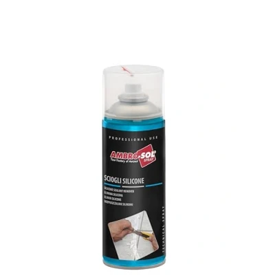 Abbildung von Ambro Sol Silikon Entferner P301, Silikonentferner Spray Entfernt ohne Oberflächen Anzugreifen Oder zu Mattieren, Schnell Wirkendes, 400 ml Silikonlöser, Recyclebares Weißblechspray