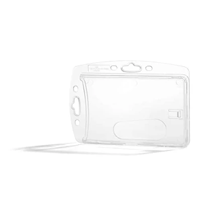 Abbildung von Durable Hartbox für 1 Betriebs /Sicherheitsausweis im Format 54 x 85 mm, Stück, transparent, 895519