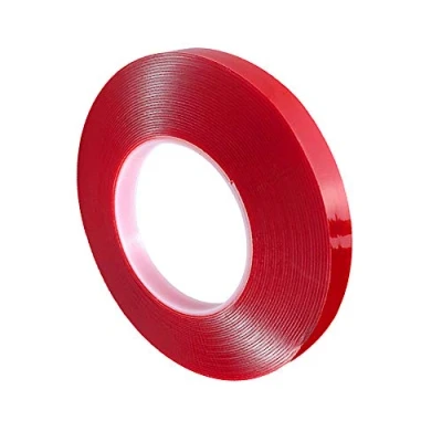 Abbildung von QitinDasen 10m X 15mm Premium Heavy Duty Doppelseitig Acryl Klebeband, Transparent Montage Klebeband Rolle, Wasserdicht, Hitzebeständig, Abnehmbar (Dick 1mm)