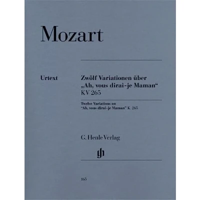 Abbildung von 12 Variationen über &#039;&#039;Ah, vous dirai je Maman&#039;&#039; KV 265: Instrumentation: Piano solo (G. Henle Urtext Ausgabe)