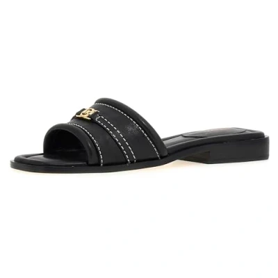 Abbildung von Michael Kors Mandy Slide Pantolette flach, Damen, Größe: 41, Black Schuhe