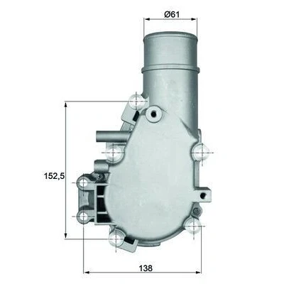 Abbildung von MAHLE ORIGINAL TI 136 84 Kühlwasserthermostat IVECO: Trakker