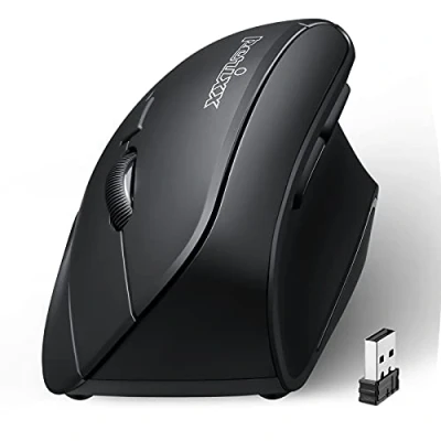 Abbildung von Perixx PERIMICE 715 II Ergonomische Vertikale Maus Kabellos 2,4 GHz