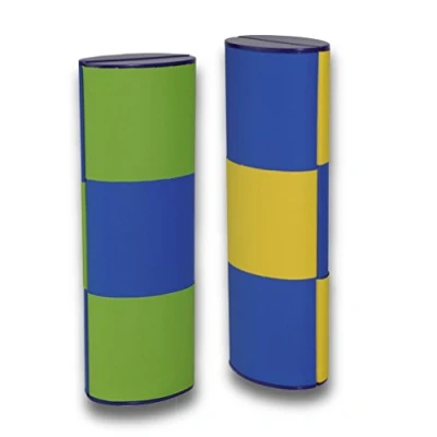 Abbildung von Lifestyle Optik Zauberetui Brillenetui Logic MEDIUM LANG Bicolor 14113 mit Farbwechsel in grün blau/gelb blau 180 Grad drehbar