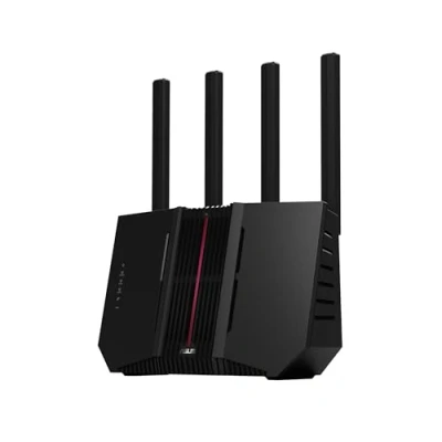 Abbildung von ASUS RT BE92U BE9700 Tri Band WiFi 7 Router (unterstützt 320MHz &amp; 4096 QAM, Multi Link Betrieb (MLO), AI WAN Erkennung, AiMesh Unterstützung, abonnementfreie Netzwerksicherheit, VPN, Smart Home)