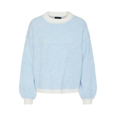 Abbildung von Pieces Pcdilippa Strickpullover, Damen, Größe: XS, Cashmere blue