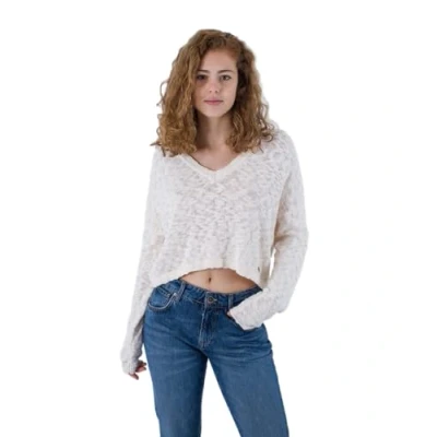 Abbildung von Hurley Taylor V NECK Strickpullover, Damen, Größe: Medium, Cream