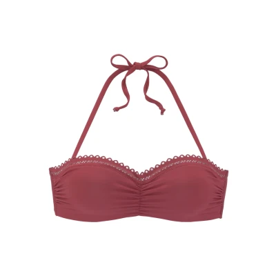 Abbildung von s.Oliver Bandeau Bikinitop, Damen, Größe: 40xD, Rostrot