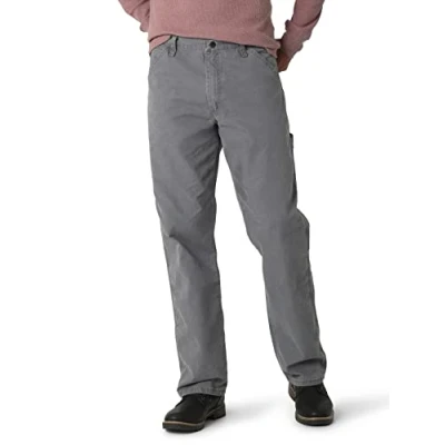 Abbildung von Wrangler Authentics Herren Classic Carpenter Jeans, Felsengrau, 32W / 30L