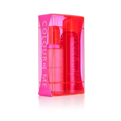 Abbildung von Colour Me Neon Pink Fragrance for Women Gift Set 100ml EDP/150ml Body Spray, by Milton Lloyd