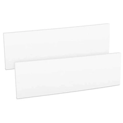 Abbildung von kwmobile 2X Auto Türkantenschutz Wandschutz 40x12x1,5cm Autotür Schutz Garage Set selbstklebend Garagenwand Türkantenschoner in Weiß