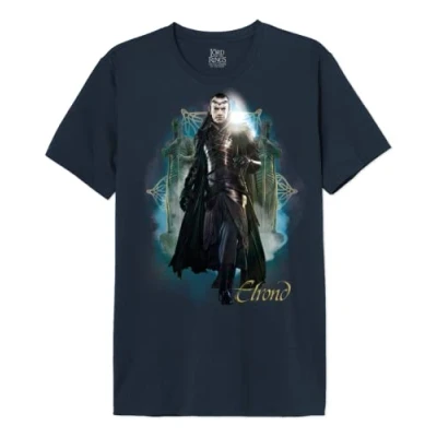 Abbildung von The Lord Of Rings Herren Melotrmts016 T Shirt, Marineblau, S