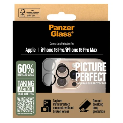 Abbildung von Apple iPhone 16 Pro Panzerglas PanzerGlass PicturePerfect Lens Protector Kameraobjektivschutz für das / Max