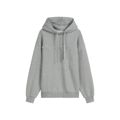 Abbildung von Marc O&#039;Polo LOGO Application AT Chest Sweatshirt, Damen, Größe: XS, Grey granite melange