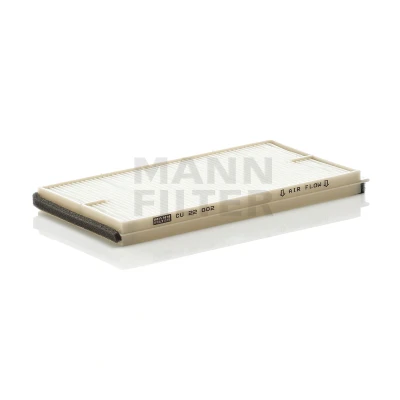Abbildung von MANN FILTER CU 22 002 2 Innenraumfilter Partikelfilter 213, 213 108 17 HYUNDAI: Getz, Santa Fe I, Terracan, HONDA: CIVIC 7 Hatchback