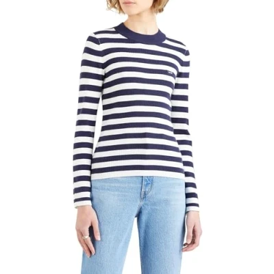 Abbildung von Levi&#039;s CREW Strickpullover, Damen, Größe: Small, Oreo cookie multi