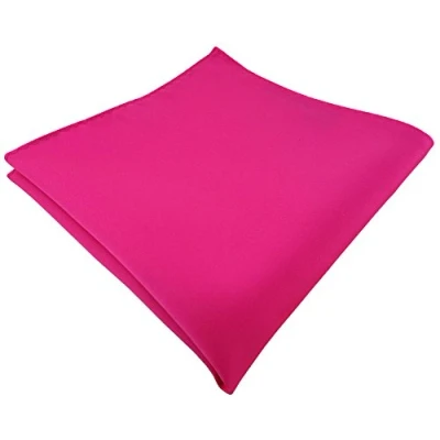 Abbildung von TigerTie Designer Einstecktuch in pink rosa einfarbig uni