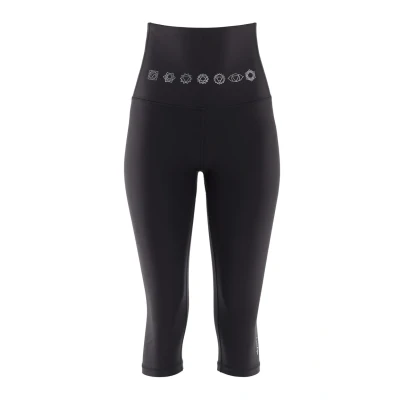 Abbildung von Winshape 3/4 Sporthose Black chakras, Damen, Größe: XXL, chakras