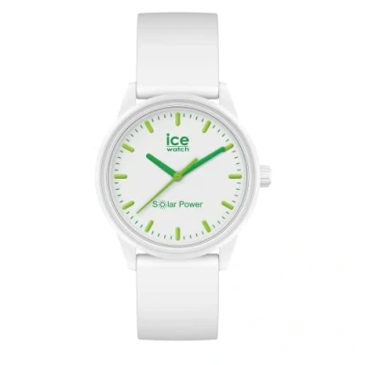 Abbildung von ICE Watch solar power Nature Weiße Herren/Unisexuhr mit Silikonarmband 017762 (Medium)