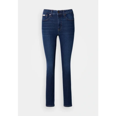 Abbildung von Calvin Klein Jeans MID RISE Skinny Fit, Damen, Größe: 24x32, Blue orbit
