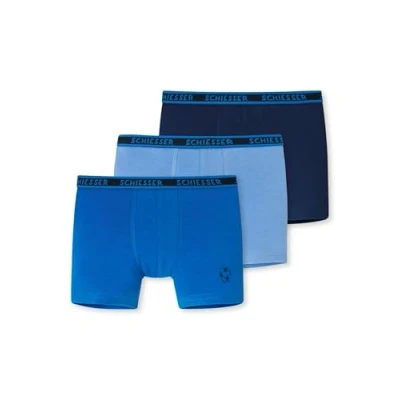 Abbildung von Schiesser Jungen 3 Pack Boxershorts 95/5 Organic Bio Baumwolle Größe 92 Bis 140 Unterwäsche, Sortiert 12_173116, 98 EU