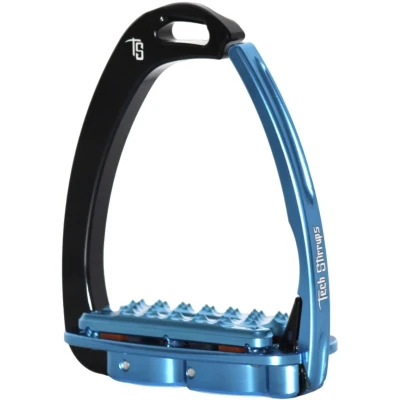 Abbildung von Tech Stirrups Steigbügel Venice Plus EVO Schwarz/Blau Adult