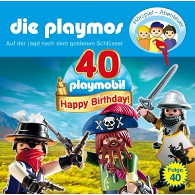 Abbildung von Die Playmos Folge 40: Jagd nach dem Goldenen Schlüssel (Das Original Playmobil Hörspiel)