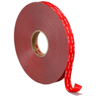 Abbildung von 3M VHB 4941F Montage Klebeband doppelseitig starke und dauerhafte Verbindung von Aluminium, Edelstahl, verzinktem Stahl, Polycarbonat oder ABS 19mm x 3m, Grau, Dicke: 1.1mm (1 er Pack)