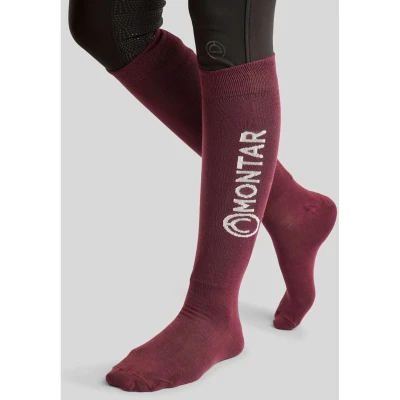 Abbildung von Montar Socken Bamboo Pflaumenfarben 35 39