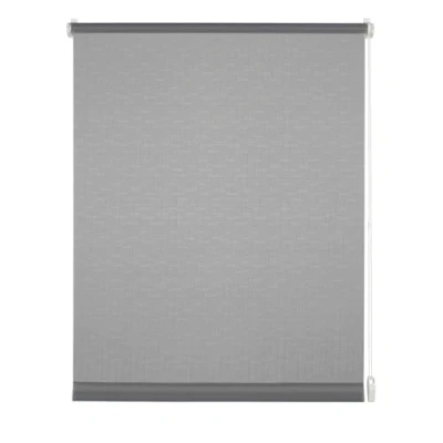 Abbildung von GARDINIA Rollo ohne Bohren, Zum Kleben oder Klemmen, Blickdicht, Sichtschutz, Blendschutz, Inkl. Montage Teile, EASYFIX, Hellgrau, 75 x 150 cm (BxH)