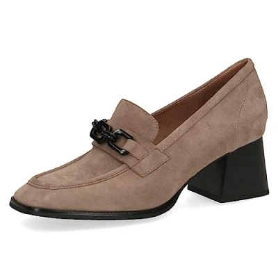 Abbildung von Caprice Trotteur Pumps, Damen, Größe: 40, Taupe suede Schuhe