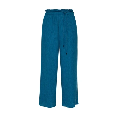 Abbildung von s.Oliver Black Label Stoffhose, Damen, Größe: 40, Blau