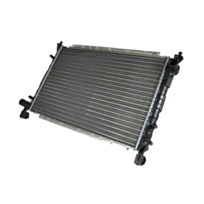 Abbildung von THERMOTEC D7D006TT Kühler, Motorkühlung Aluminium, Kunststoff für Fahrzeuge ohne Klimaanlage 378 546 34 Schaltgetriebe Kühlrippen mechanisch gefügt
