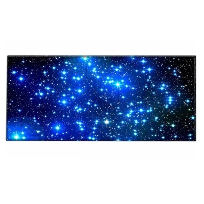 Abbildung von Silent Monsters Mauspad XXL 900 x 400 mm großes Mousepad Weltall Vernähter Rand rutschfest für Gaming Büro Office Homeoffice Tastatur 90 40 cm groß Mouse Pad Mat alle Maus Arten