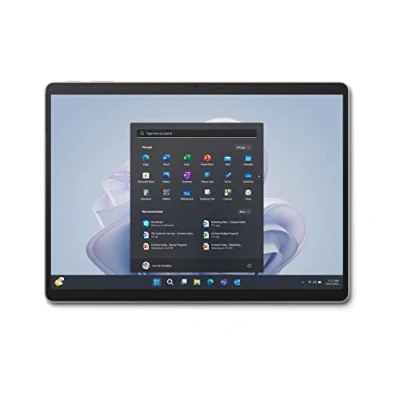 Abbildung von Microsoft Surface Pro 9 2 in 1 Laptop, 33 cm (13 Zoll), i7 1265U, 16 GB RAM, silberfarben