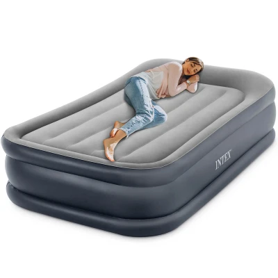 Abbildung von Intex Twin Deluxe Luftmatratze mit Fiber Tech RP, aufgeblasene Größe: 99 cm x 191 42 (64132.)