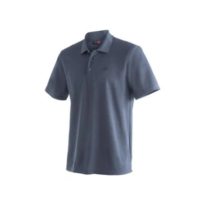 Abbildung von Maier Sports Ulrich, Herren Poloshirt, Leichtes Piqué Funktionspoloshirt für Wandern und Freizeit, dryprotec Technologie, Atmungsaktiv, NFC Chip einfaches Recycling, Grau, 6XL