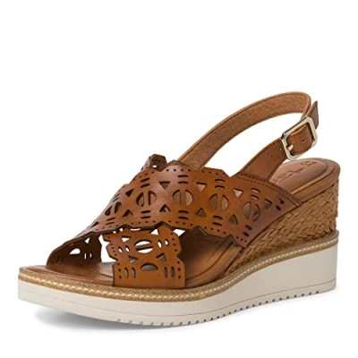 Abbildung von Tamaris Damen 1 28303 20 Sandale, Cognac, 39 EU