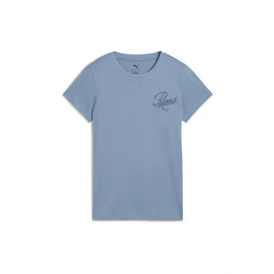 Abbildung von Puma Tshirt print, Damen, Größe: Small, Cool blue