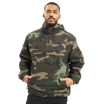 Abbildung von Brandit Windbreaker, Herren, Größe: 5XL, Dark camouflage