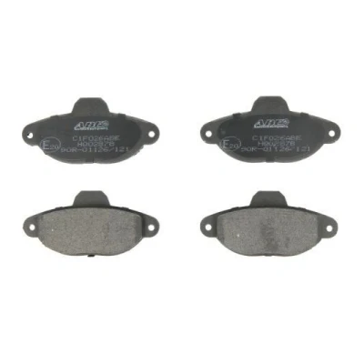 Abbildung von ABE C1F026ABE Bremsbelagsatz Vorderachse nicht für Verschleißwarnanzeiger vorbereitet FIAT: Panda II Hatchback, Punto Hatchback