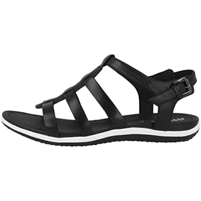 Abbildung von Geox VEGA Schaftsandale, Damen, Größe: 36, Black Schuhe