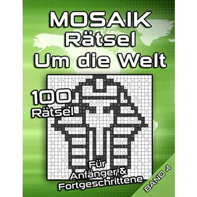 Abbildung von MOSAIK Rätsel für Anfänger &amp; Fortgeschrittene Um die Welt: Logikrätsel mit mittel schweren Bilderrätseln Gedächtnistraining Erwachsene und Senioren (Mosaik Puzzles)