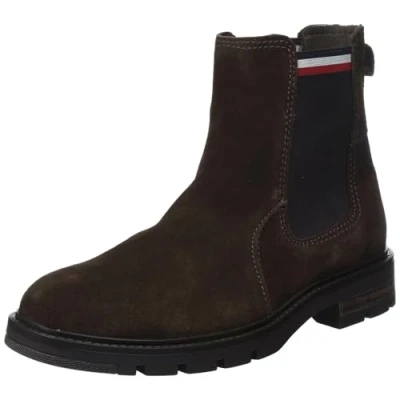 Abbildung von Tommy Hilfiger Corpoarte Stiefelette, Herren, Größe: 41, Cocoa Schuhe