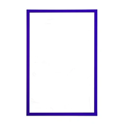 Abbildung von Bi Office MM03001411 Trocken abwischbare Magnettafel, MDF Rahmen, lackierter Stahl, 60 x 40 cm, violett