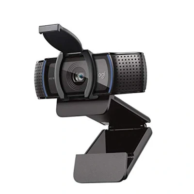 Abbildung von Logitech C920s HD PRO Webcam, Full 1080p, 78 Blickfeld, Autofokus, Belichtungskorrektur, USB Anschluss, Abdeckblende, Für Skype, FaceTime, Hangouts, etc.,PC/Mac/ChromeOS/Android/Xbox One, Schwarz